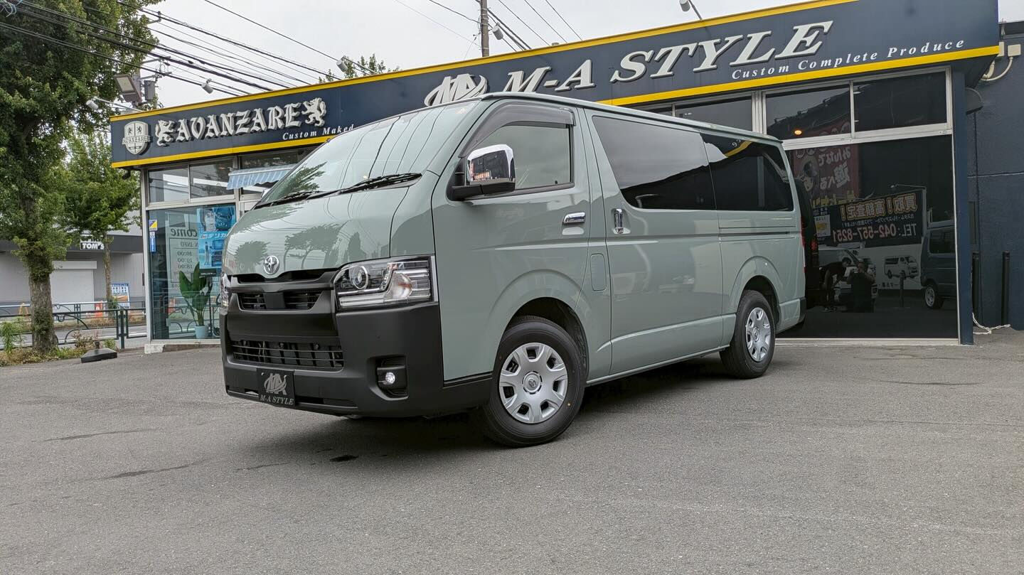 9型ハイエース アースカラーパッケージ　入荷致しました✨